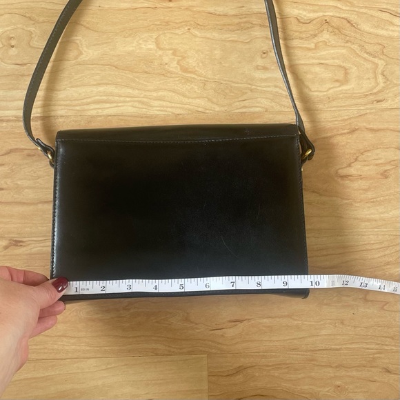 |Bally| Vintage Crossbody Black Leather Shoulder Bag - Picture 13 of 14